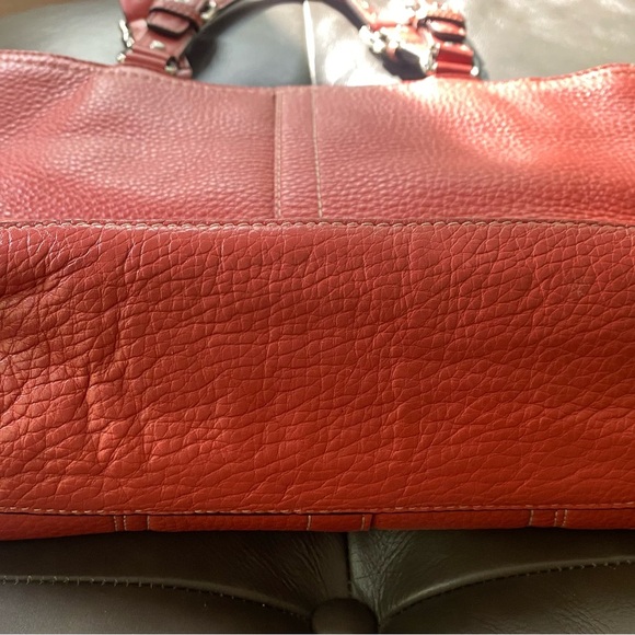 COACH Pebble Leather Hamilton Tote - Picture 6 of 6